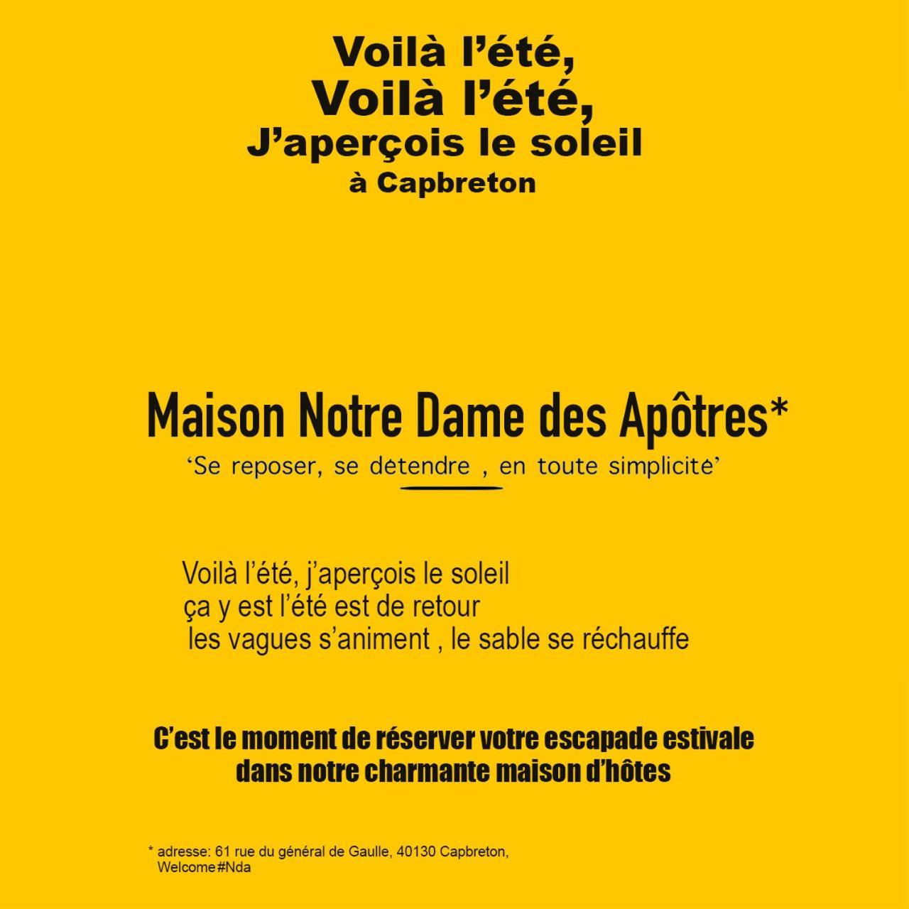 Maison Notre Dame Des Apotres カップブルトン エクステリア 写真